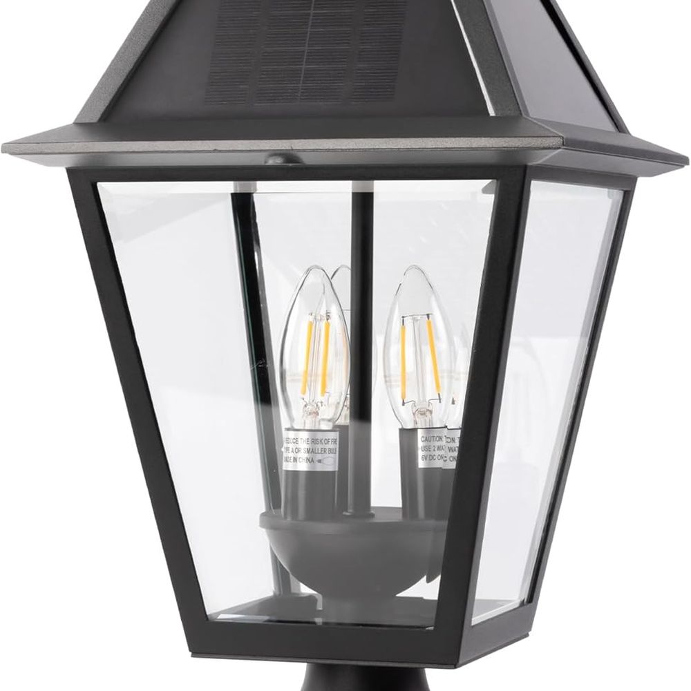 Outdoor Lighting Pole - Outdoor Solar Lamp Post Light with