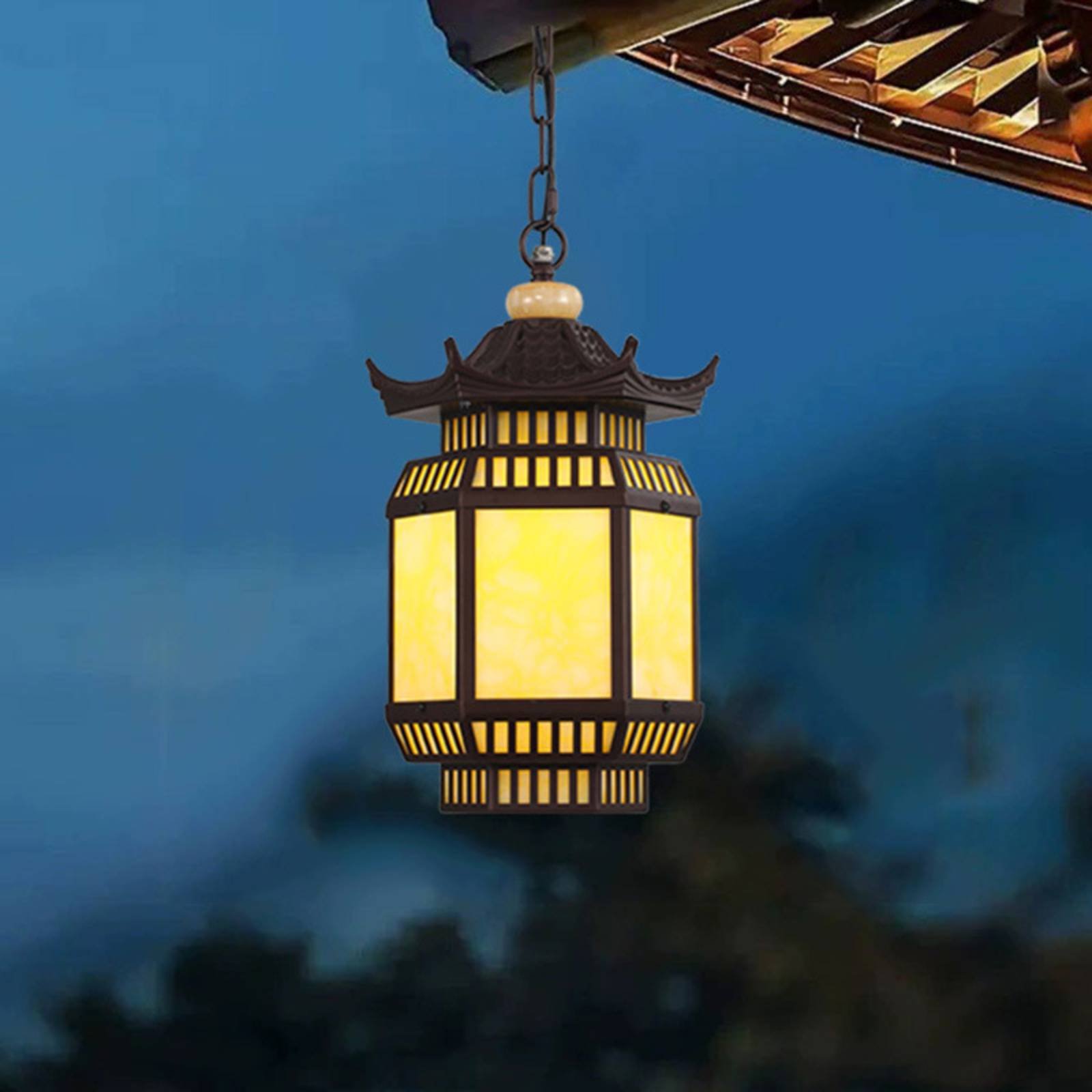 Outdoor Lighting Modern - Chinese Design Lantern Lamp Decorative Outdoor