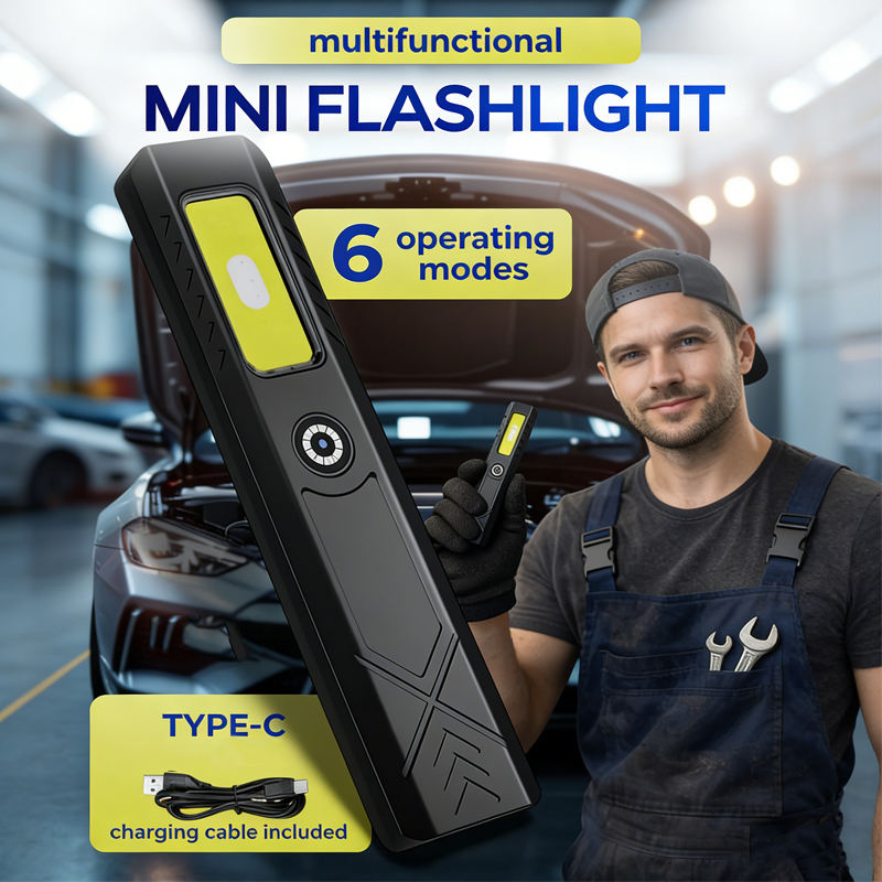 Led Flood Light - LED Keychain Flashlight Rechargeable 550LM Portable