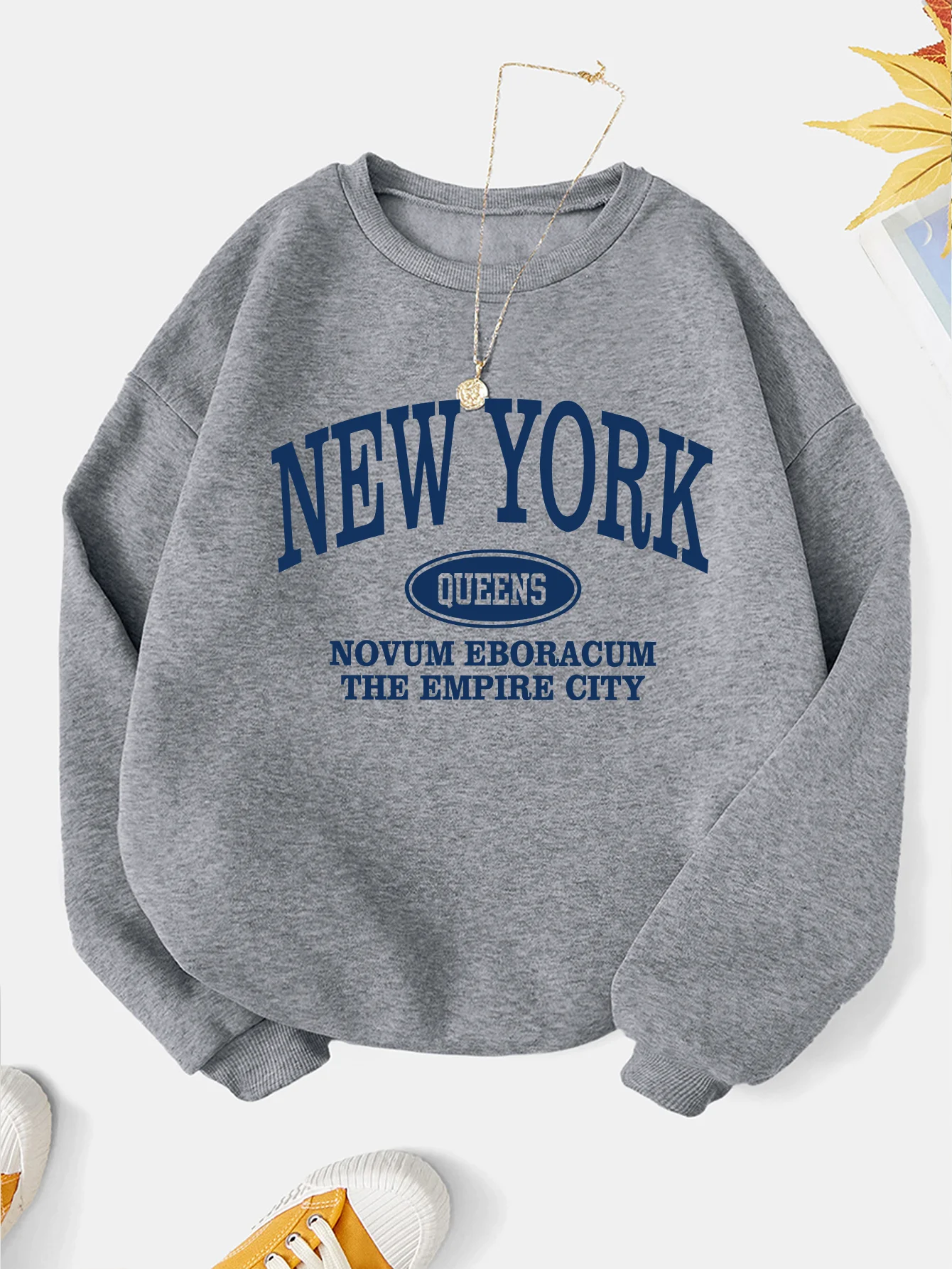 Outdoor Lighting New York - New York Fashion Letter Print Sweatshirt