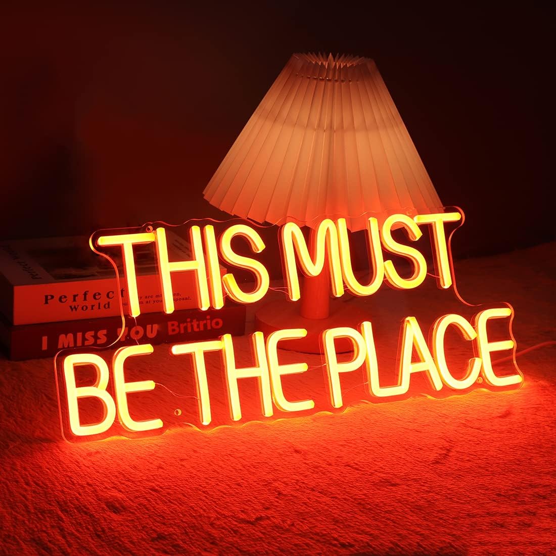 Outdoor Lighting Quotes - THIS MUST BE THE PLACE Neon