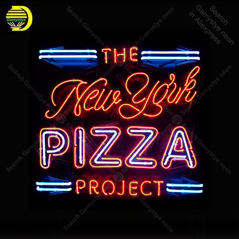Outdoor Lighting New York - Neon Sign for New York Pizza