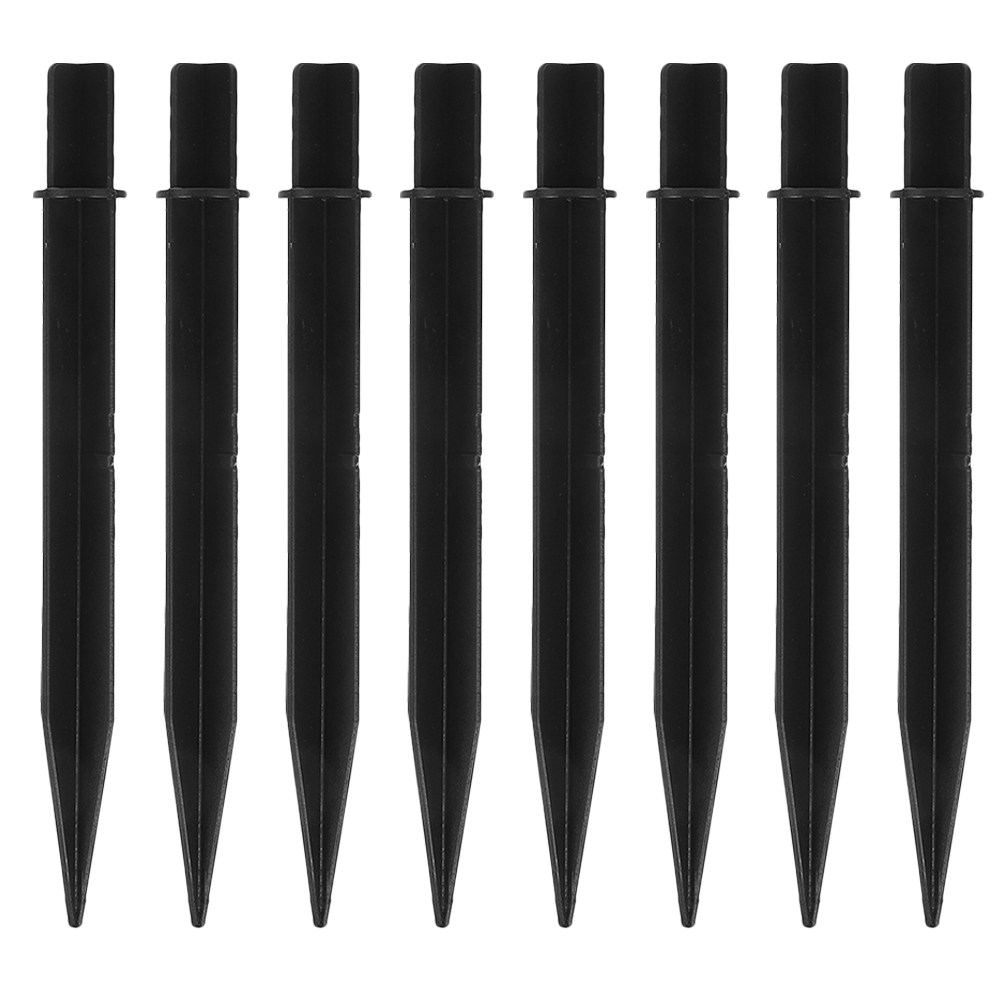 Outdoor Lighting In Ground - 8Pcs Easy Install Plastic Solar Light