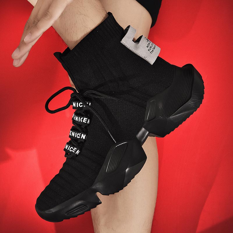 Outdoor Lighting On House Ideas - Plus Size Hightop High-soled Men Sport
