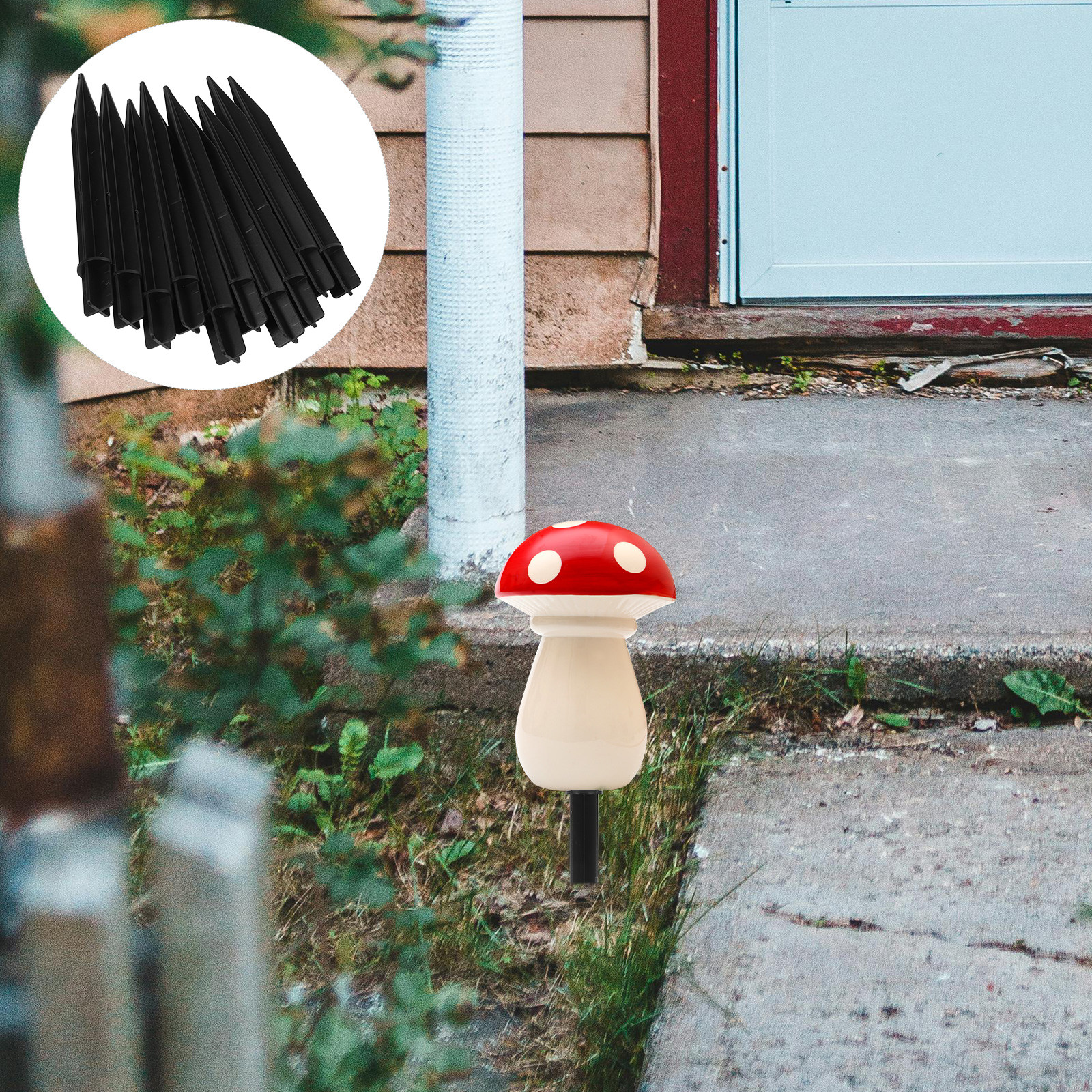 Outdoor Lighting In Ground - 10 Pcs Lawn Lamp Ground Spike