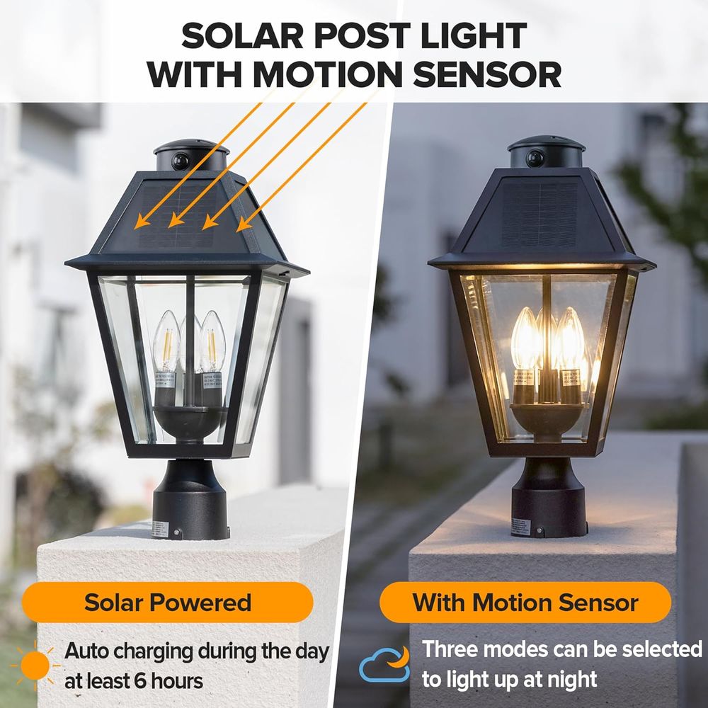 Outdoor Solar Lamp Post Light  - Outdoor Lighting Pole avis et prix