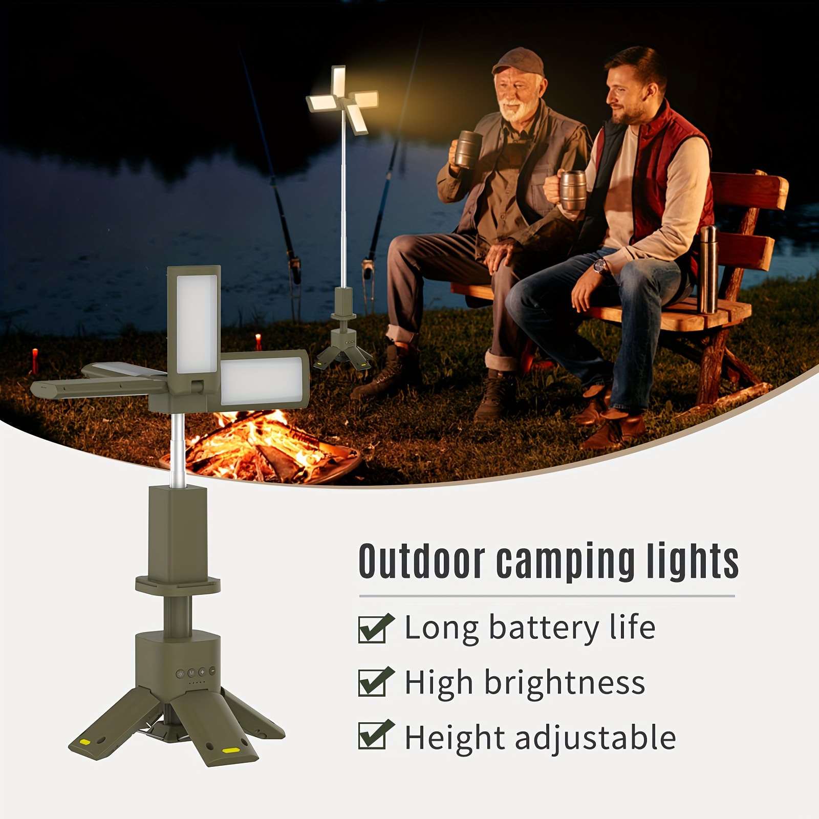Camping Lantern, 14000mAh Rech - Outdoor Lighting Wire avis et prix