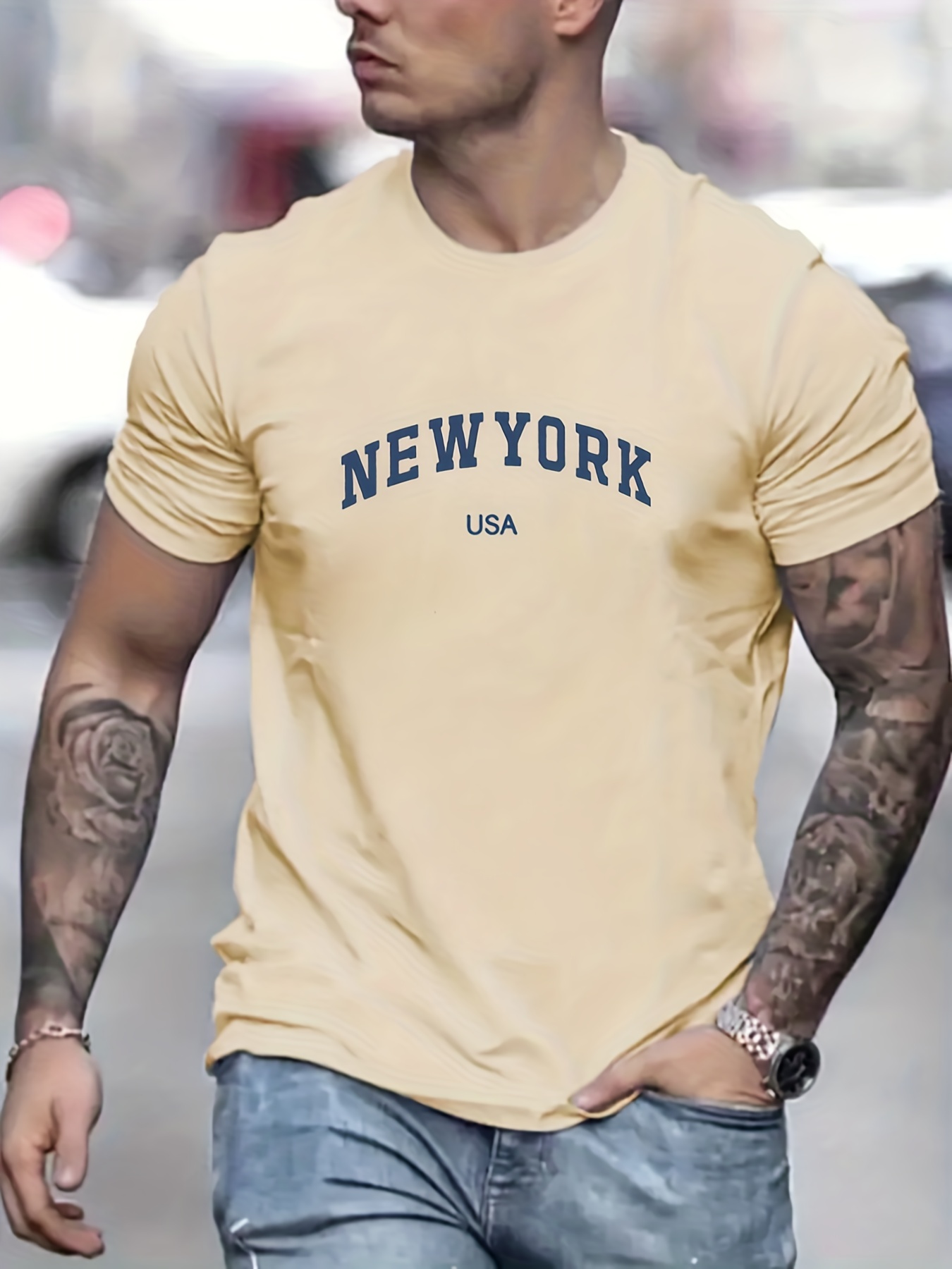 Men's 100 cotton summer fashio - Outdoor Lighting New York avis et prix