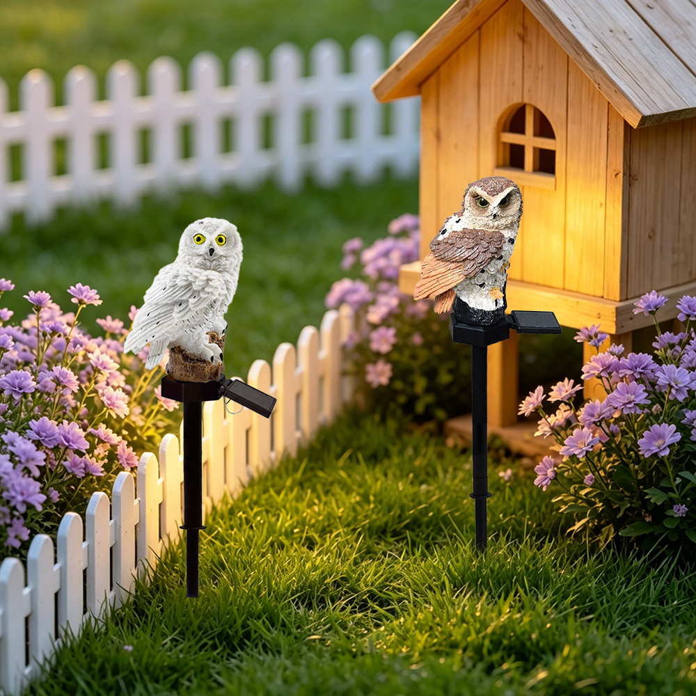 Owl Solar Light, Resin Owl Gro - Outdoor Lighting In Ground avis et prix
