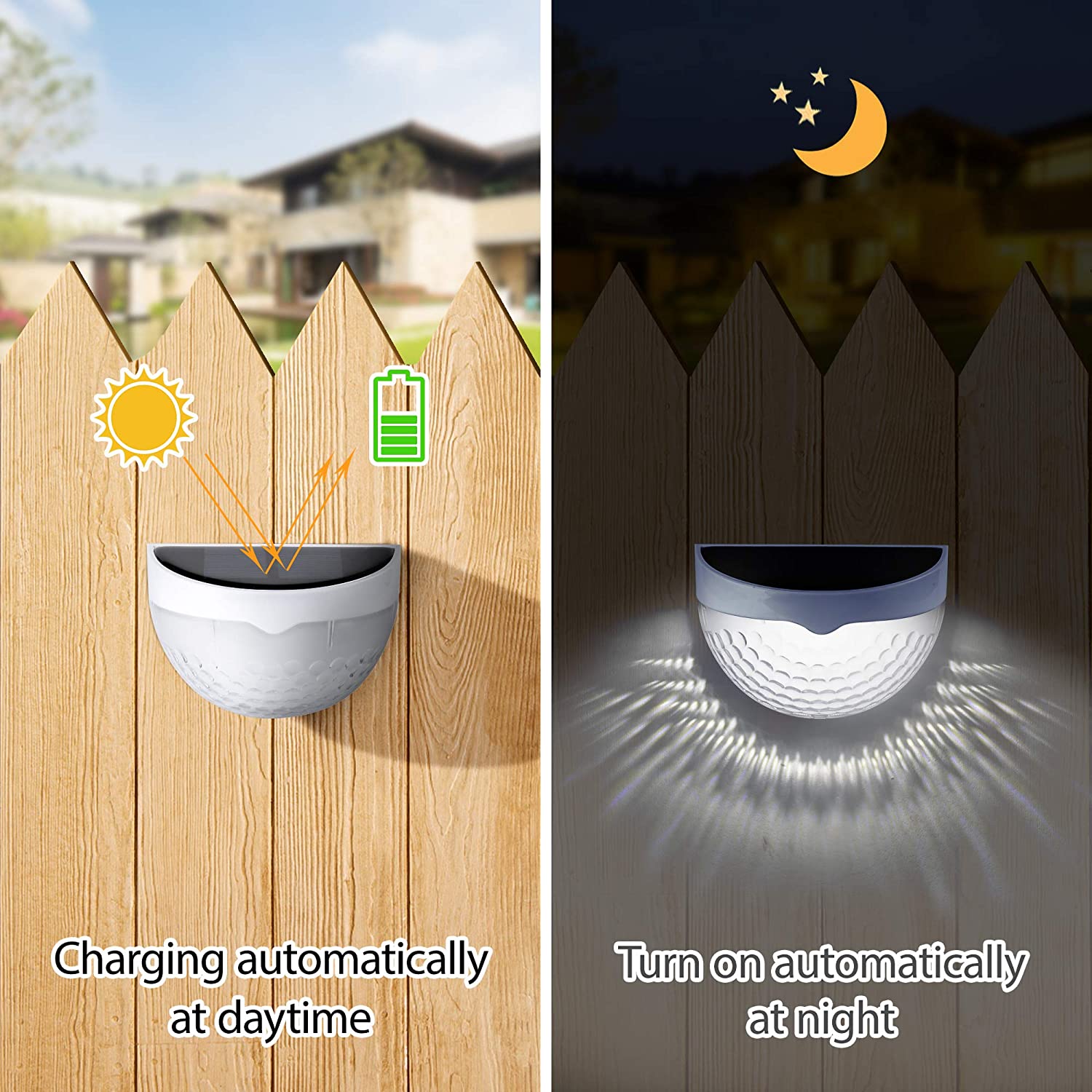 LED Solar Light Outdoor Wall L - Outdoor Lighting Sconce avis et prix
