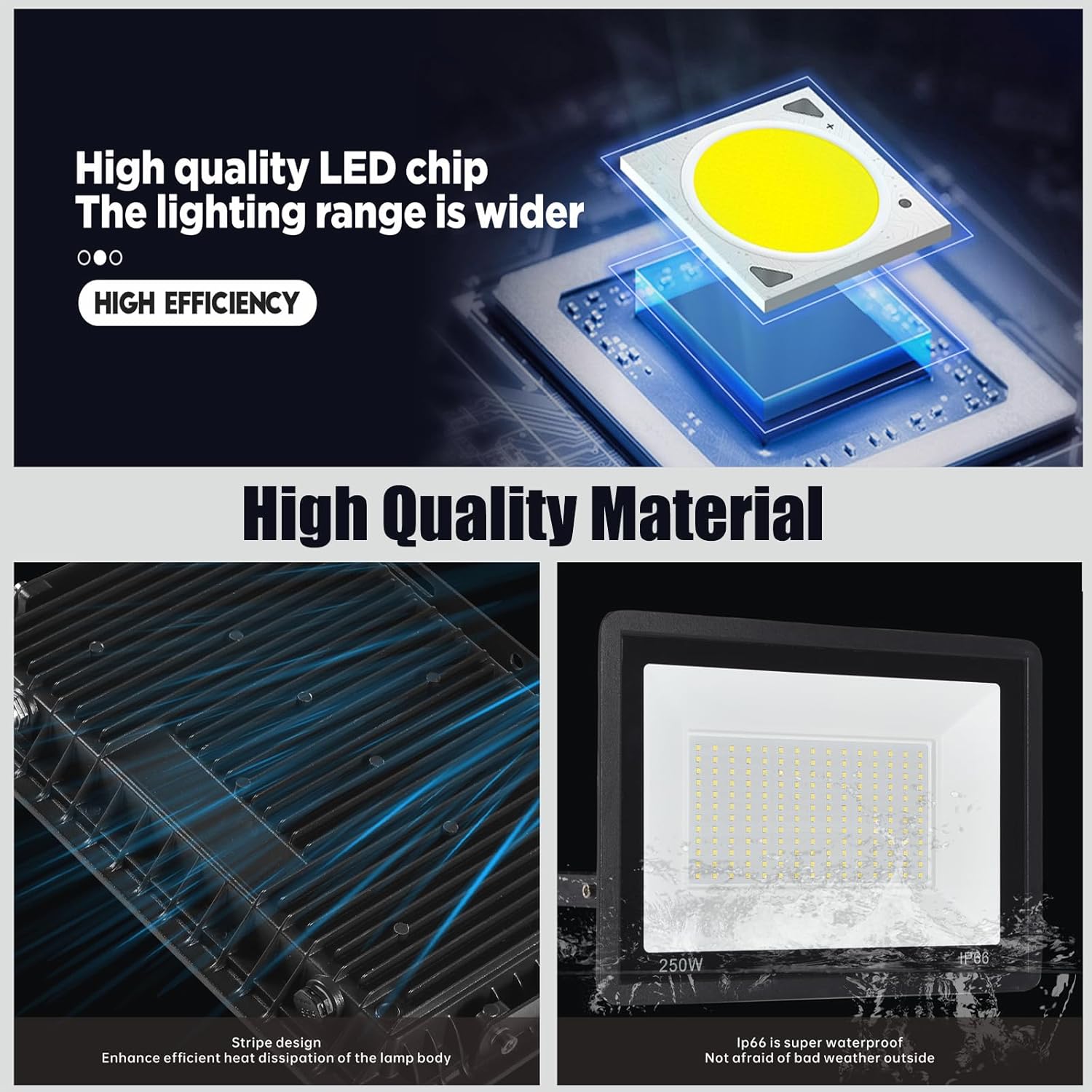 100W LED Flood Light, 11000lm  - Led Flood Light avis et prix