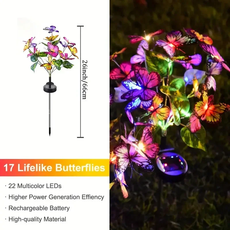 Solar LED Butterfly Garden Lig - Outdoor Lighting In Ground avis et prix