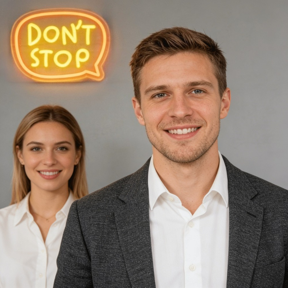 Dont Stop Bubble Neon Sign LED - Outdoor Lighting Quotes avis et prix