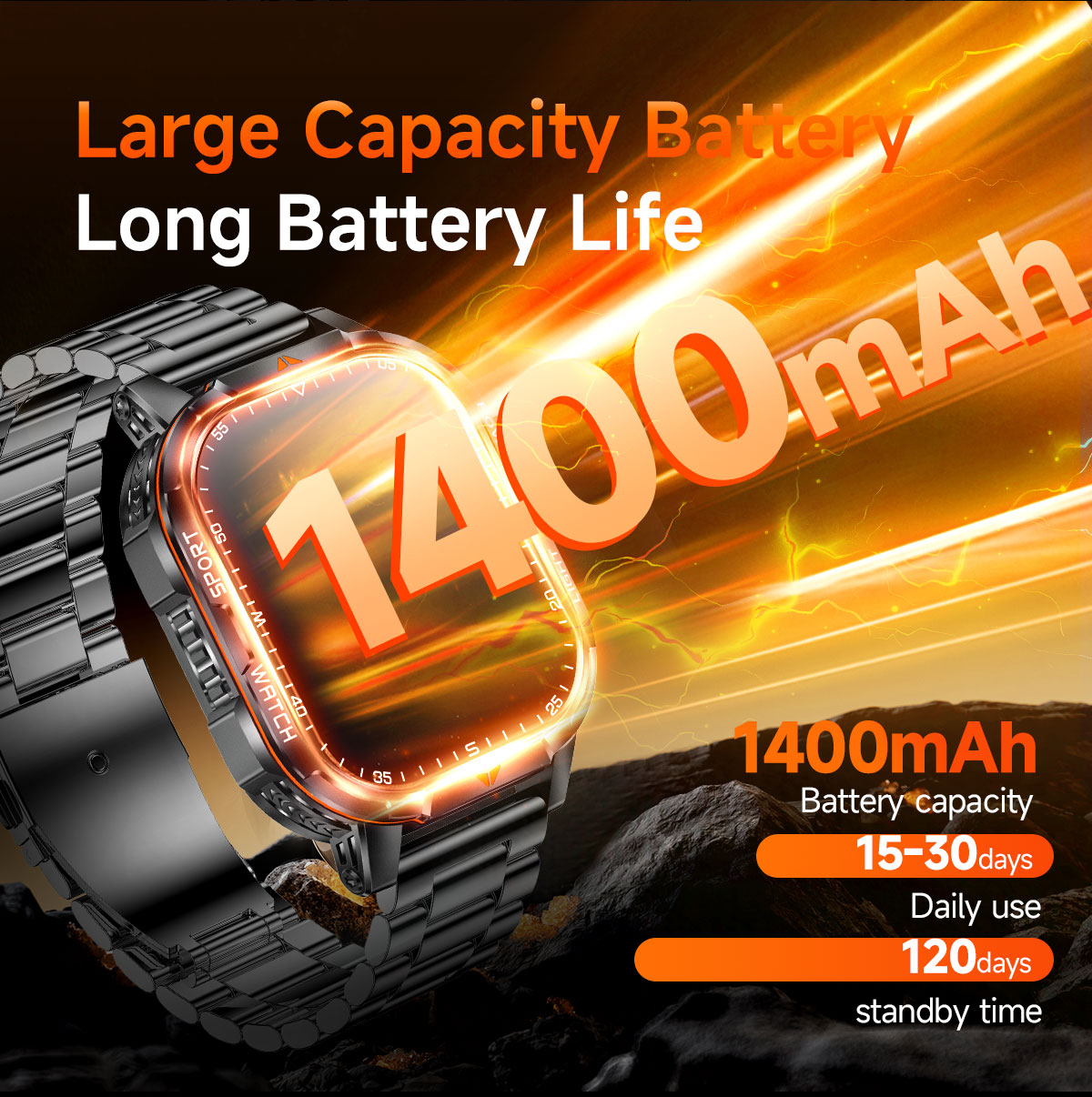 2026 New 1400mAh Super Large B - Outdoor Lighting Trends 2026 avis et prix