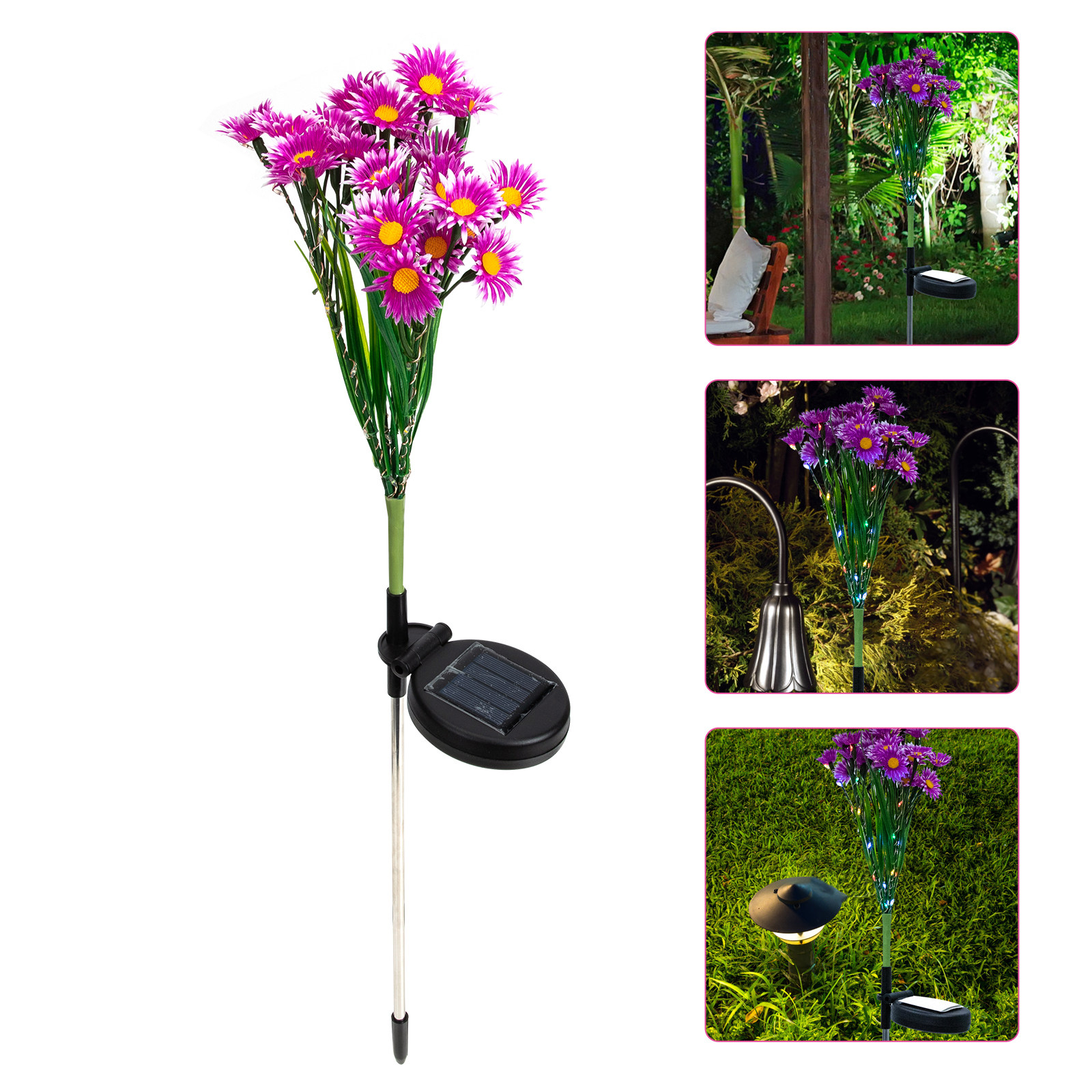 Solar LED Ground Lamp Chrysant - Outdoor Lighting In Ground avis et prix
