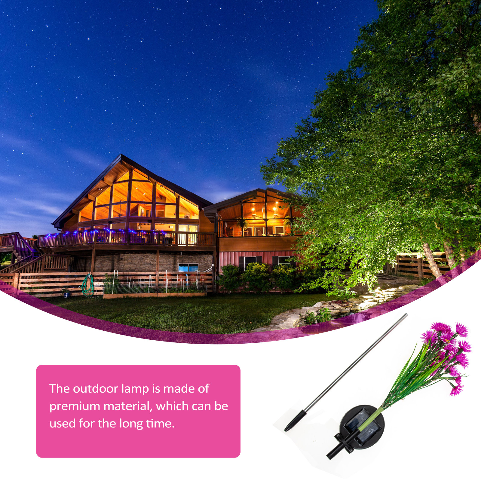 Solar LED Ground Lamp Chrysant - Outdoor Lighting In Ground avis et prix