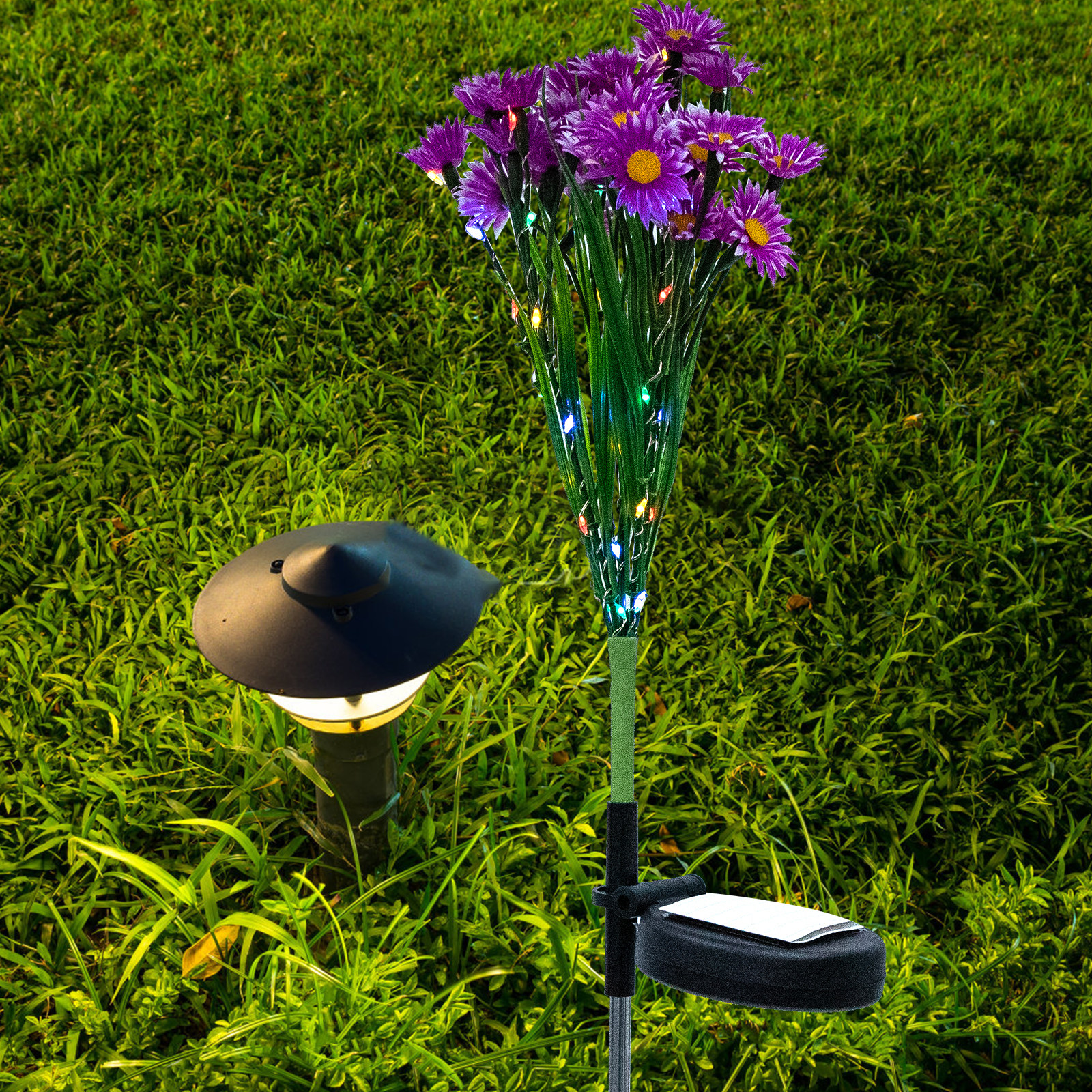 Solar LED Ground Lamp Chrysant - Outdoor Lighting In Ground avis et prix