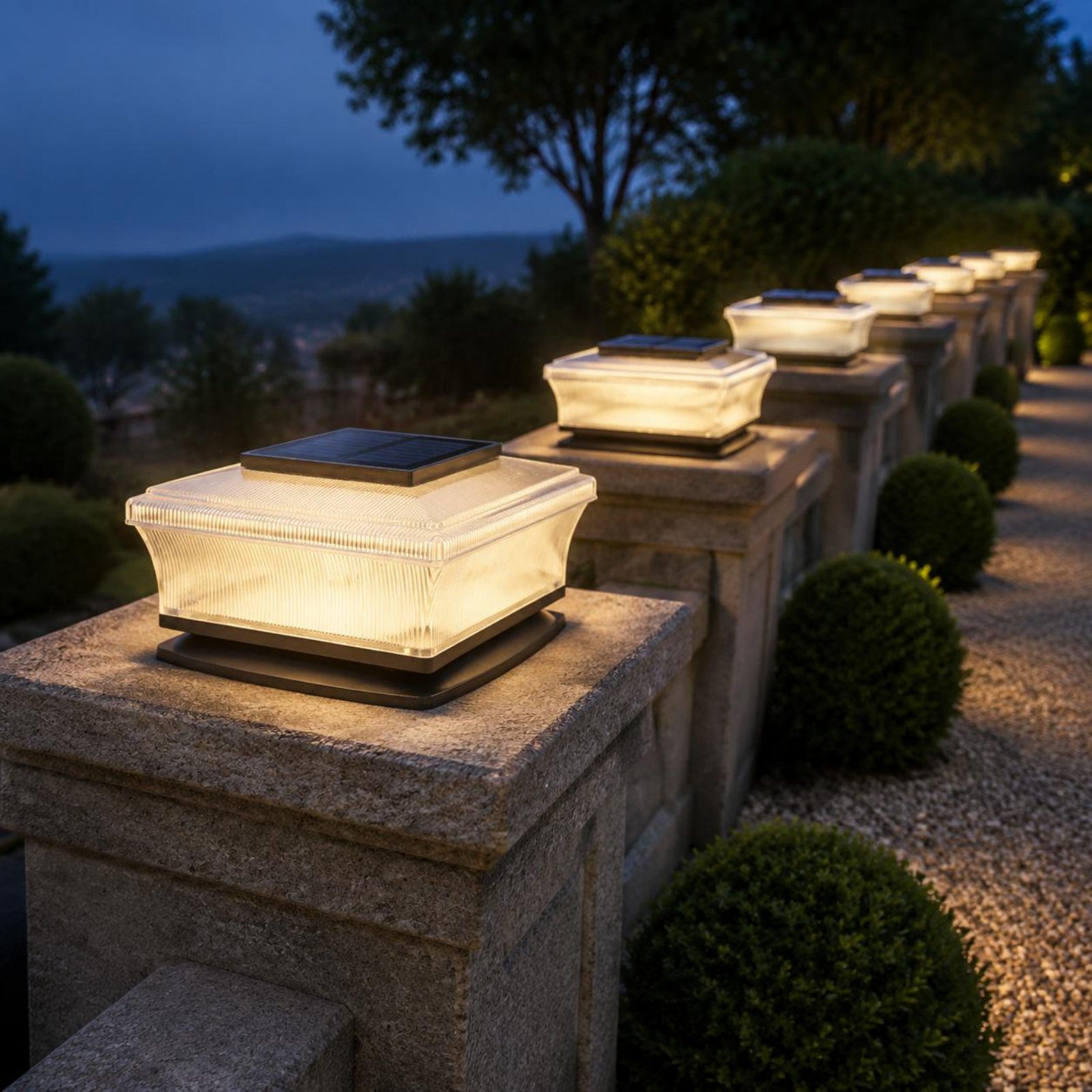 Solar Post Cap Light Wireless  - Outdoor Lighting Modern avis et prix