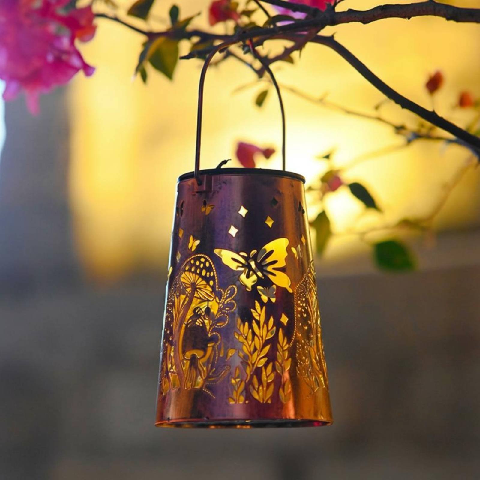 Floral Garden Lantern Pattern  - Outdoor Lighting And Decor avis et prix