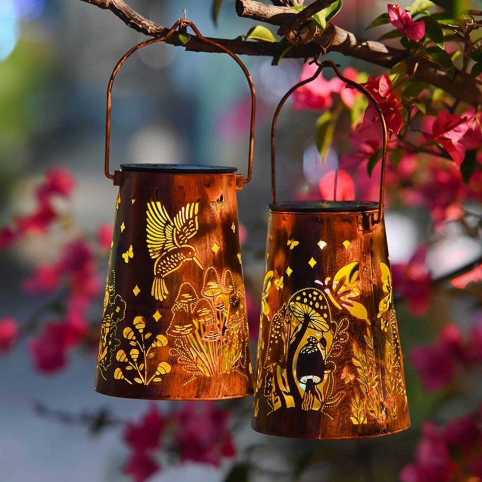 Floral Garden Lantern Pattern  - Outdoor Lighting And Decor avis et prix