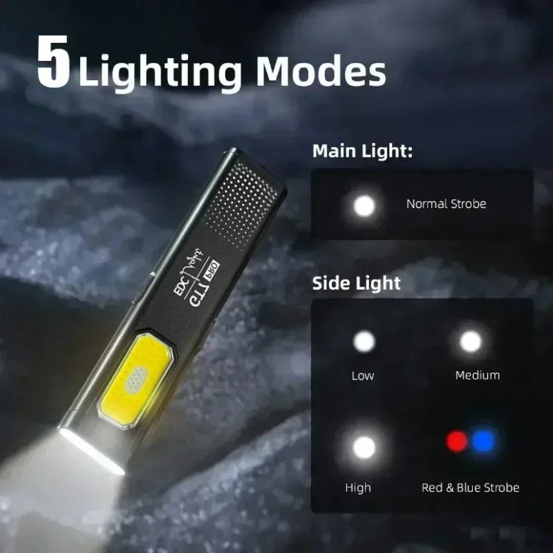 Mini LED Flashlight USB C Rech - Led Flood Light avis et prix