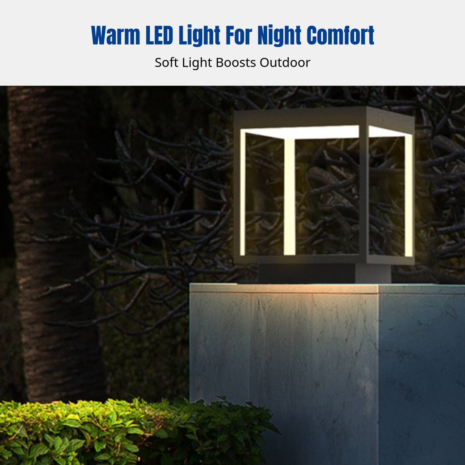 Outdoor Post Cap Light, Waterp - Outdoor Lighting Modern avis et prix