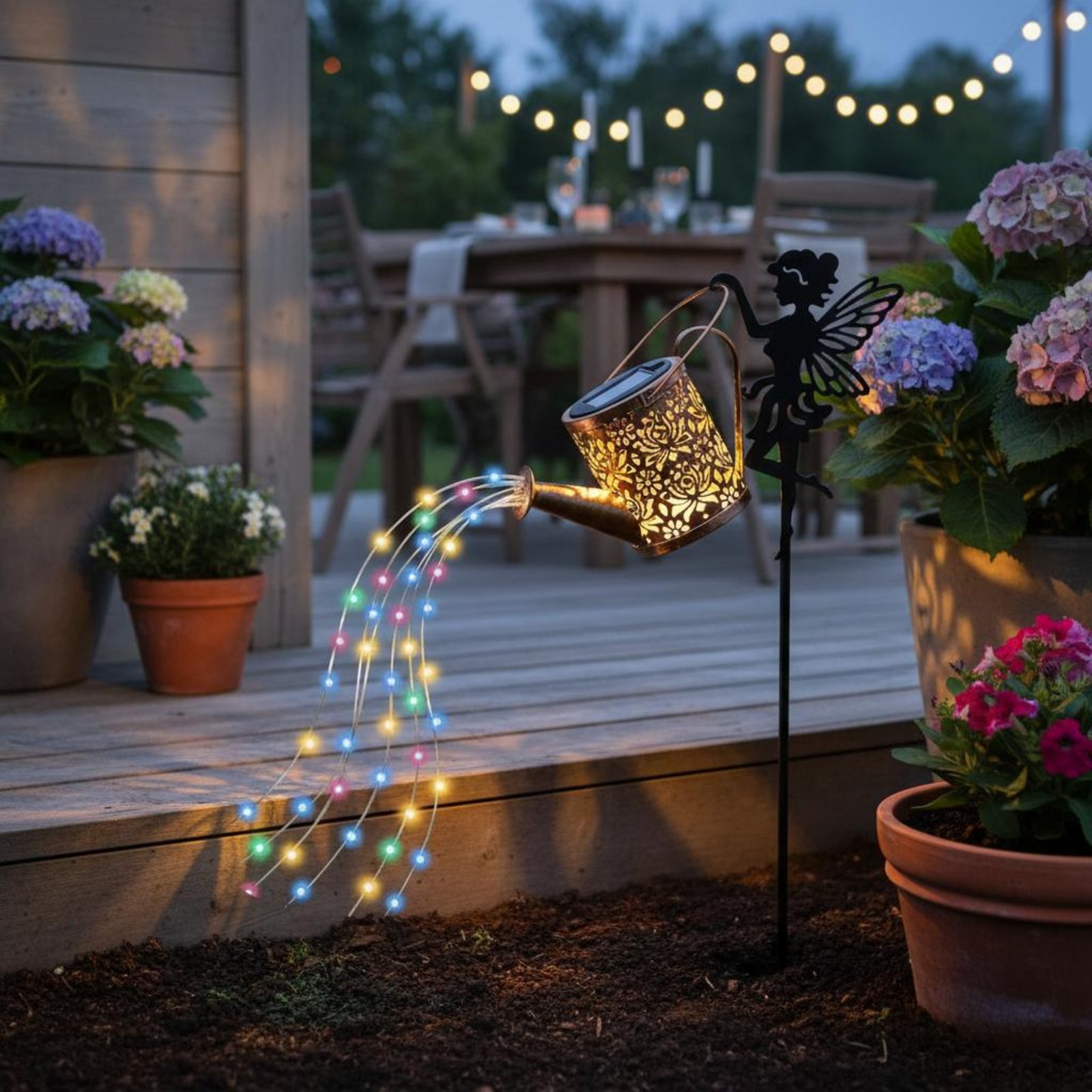 Solar Fairy Watering Can Light - Outdoor Lighting And Decor avis et prix
