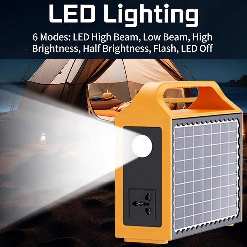 150W Portable Solar Power Stat - Outdoor Lighting Wire avis et prix