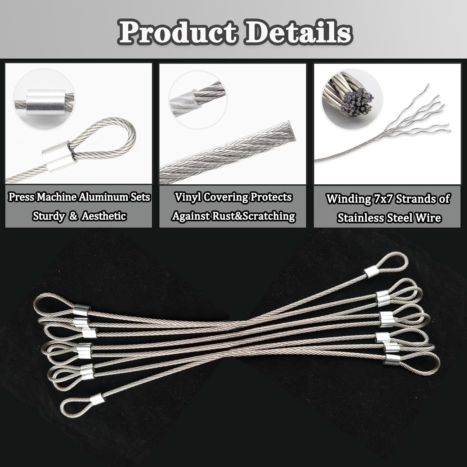 Stainless Steel Cable with Loo - Outdoor Lighting Wire avis et prix