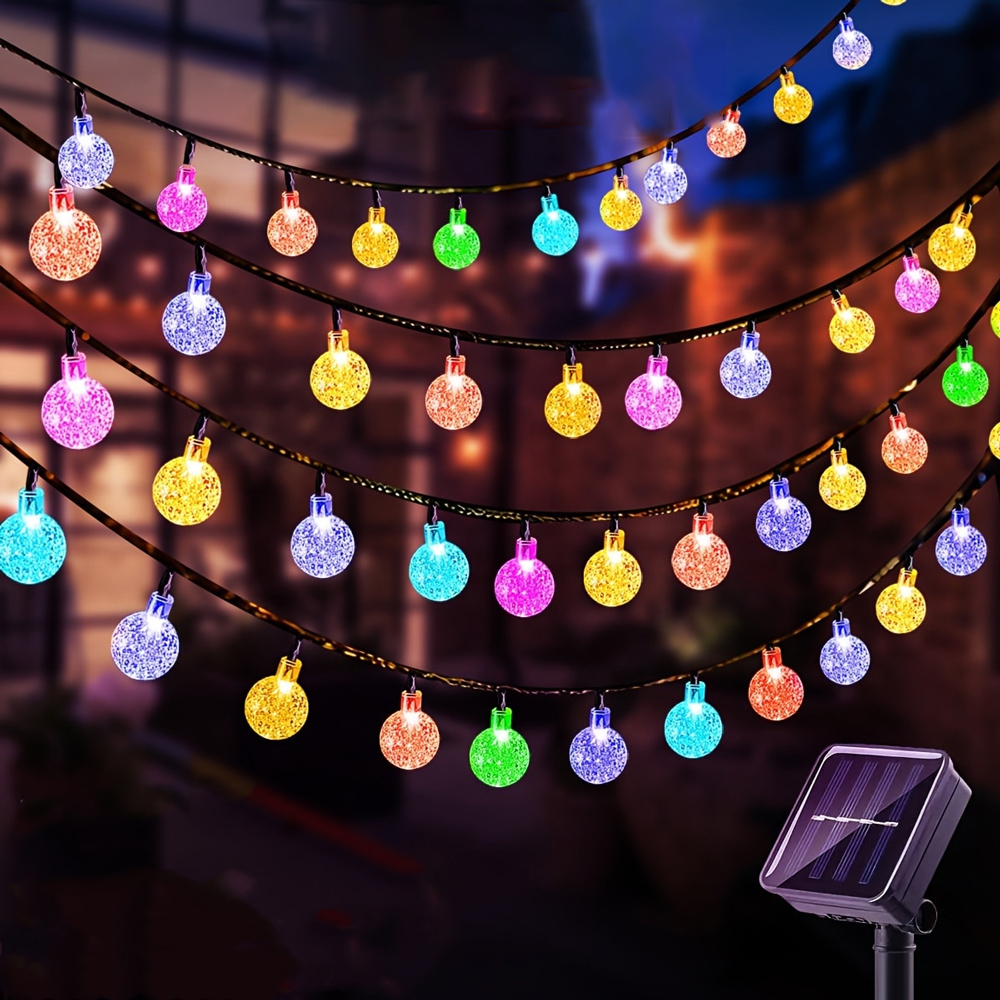 1pc Solar Crystal Ball Fairy S - Outdoor Lighting Sconce avis et prix