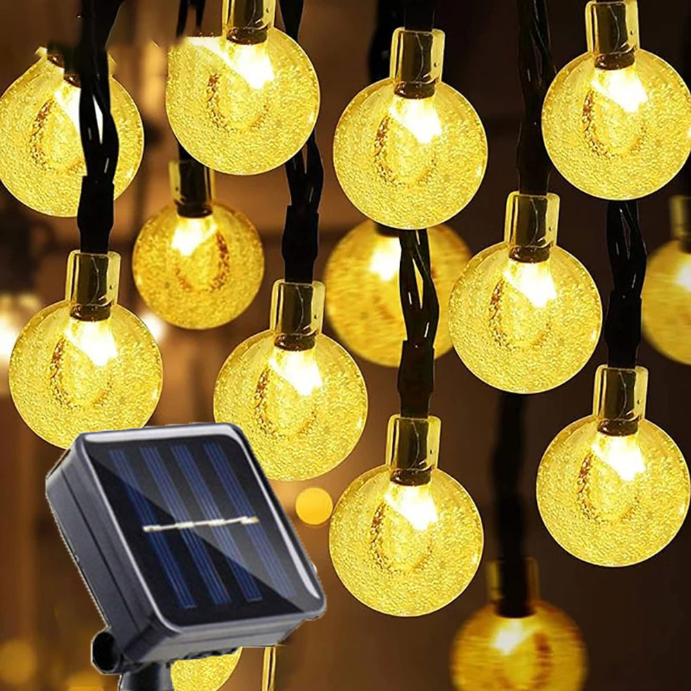 1pc Solar Crystal Ball Fairy S - Outdoor Lighting Sconce avis et prix