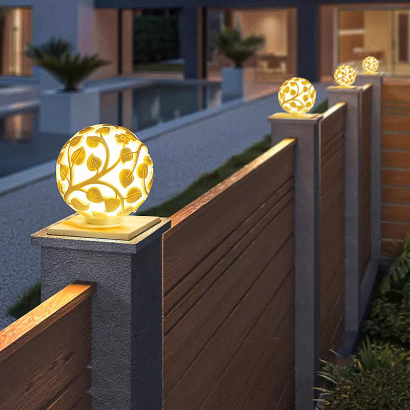 Outdoor column lights solar LE - Outdoor Lighting And Decor avis et prix