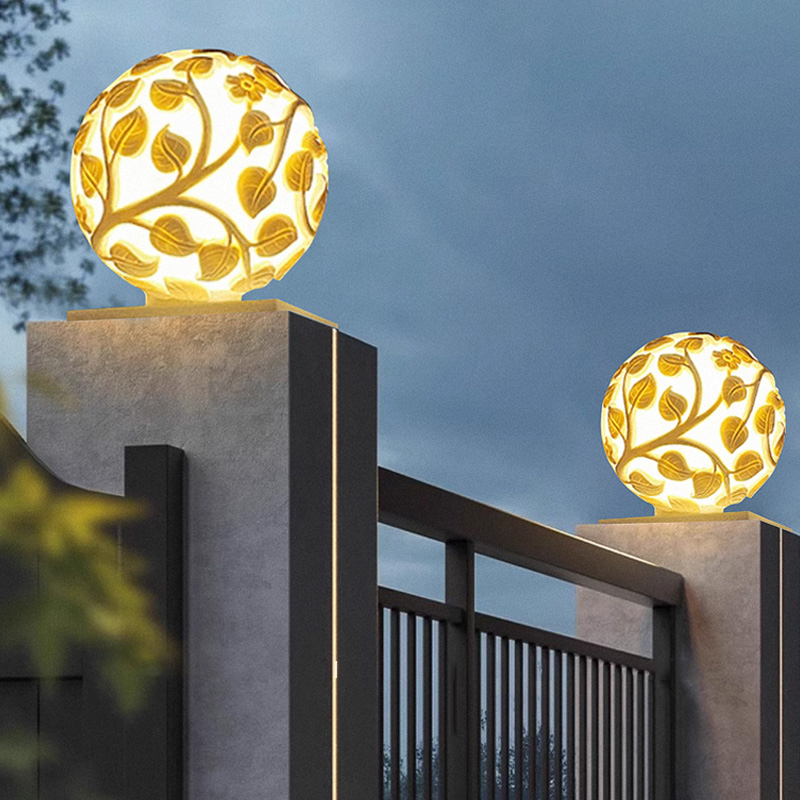 Outdoor column lights solar LE - Outdoor Lighting And Decor avis et prix