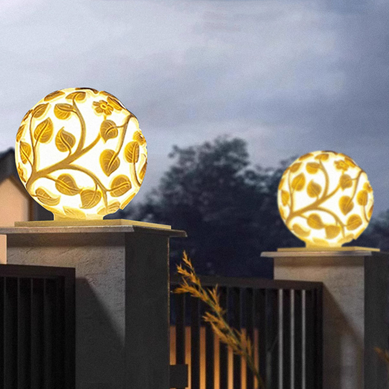 Outdoor column lights solar LE - Outdoor Lighting And Decor avis et prix