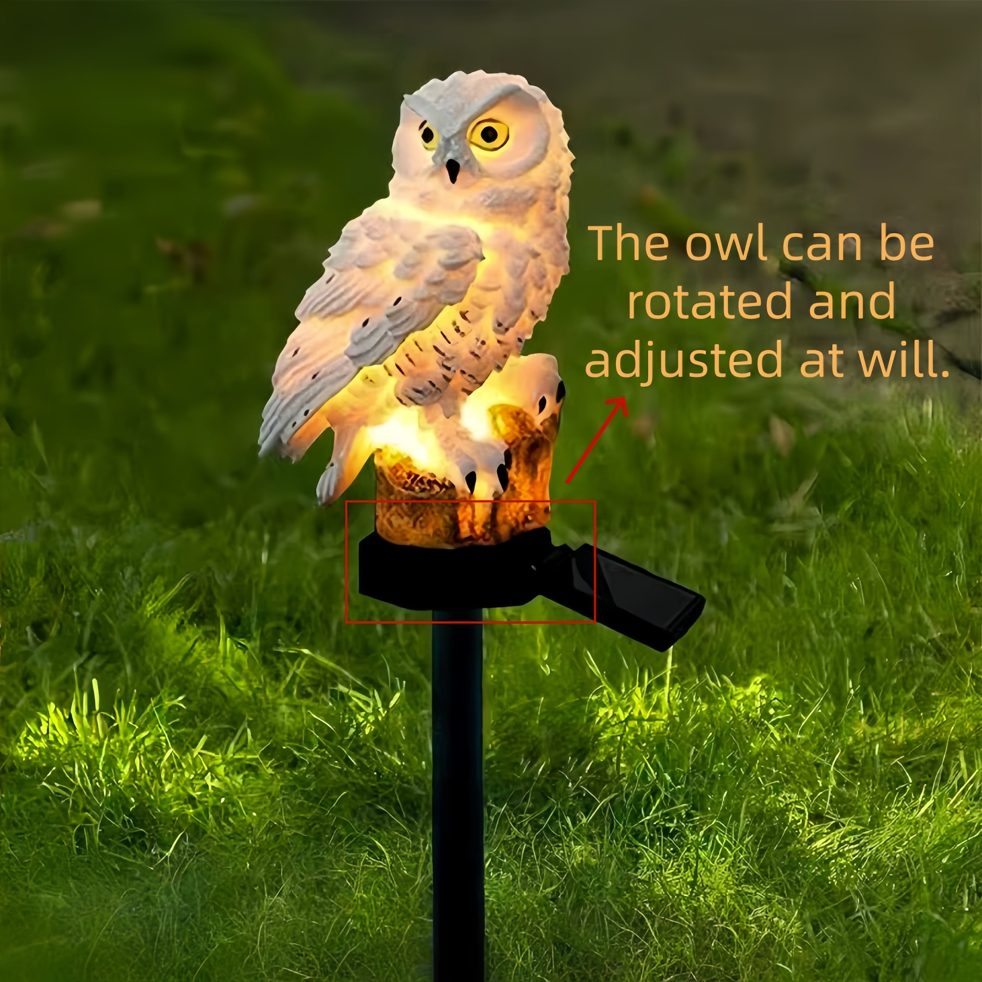 Solar Owl Garden Stake Light O - Outdoor Lighting In Ground avis et prix