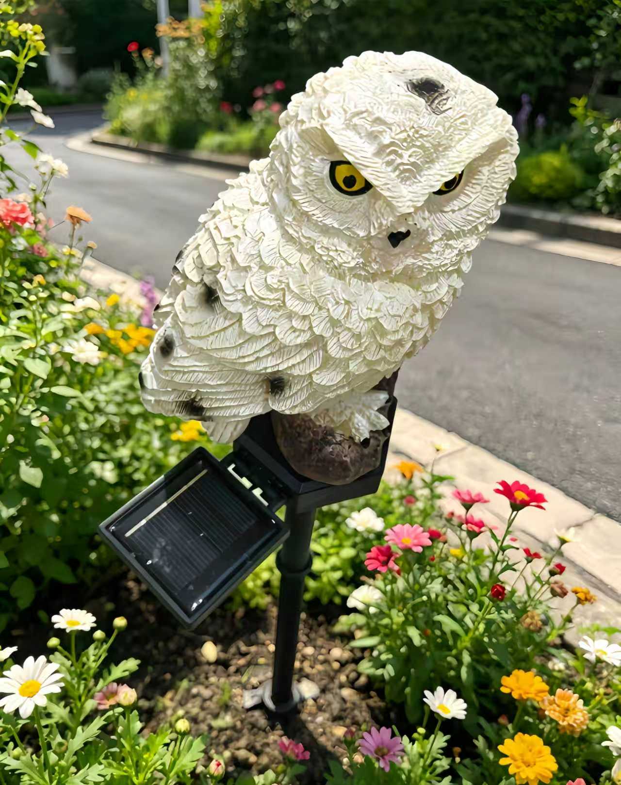 Solar Owl Garden Stake Light O - Outdoor Lighting In Ground avis et prix