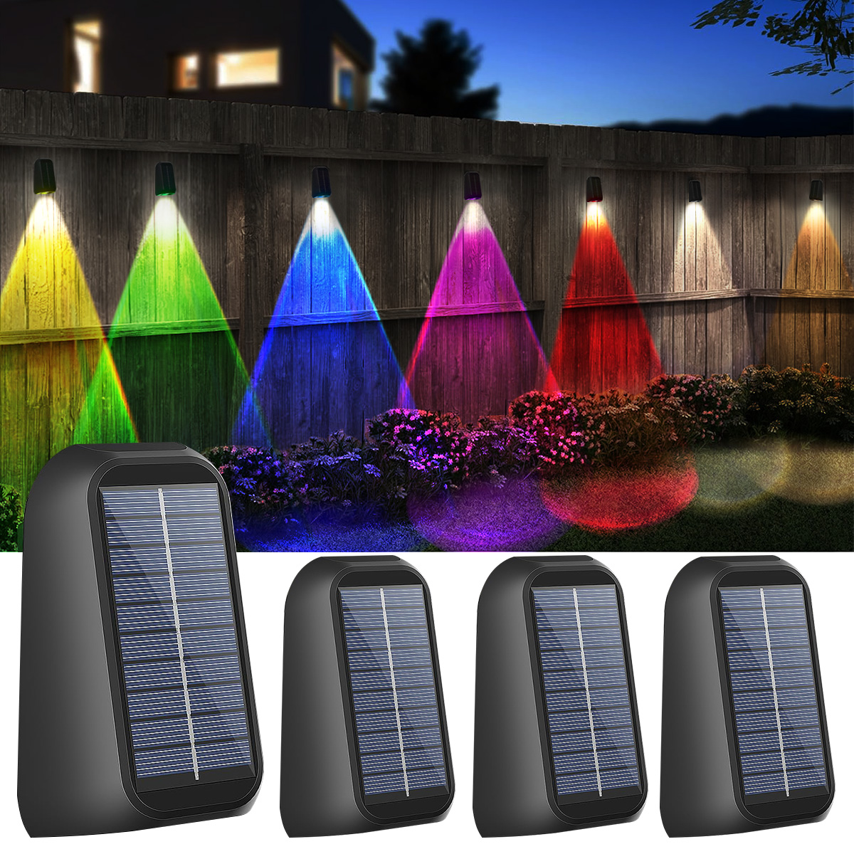 Solar Wall Lamp Solar Fence Li - Outdoor Lighting Sconce avis et prix