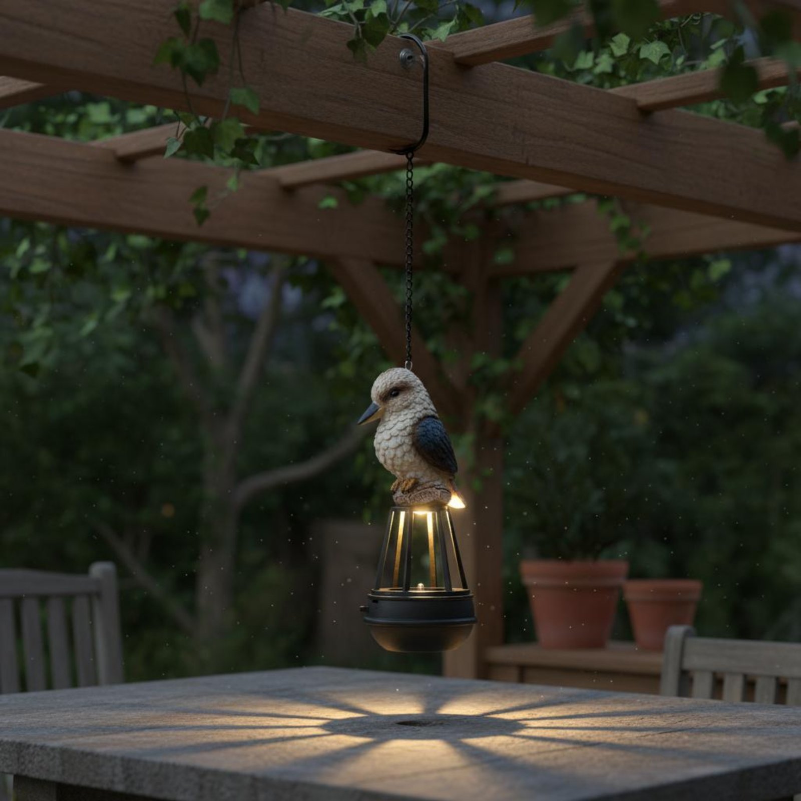 Solar Avian Hanging Lamp Weath - Outdoor Lighting Modern avis et prix