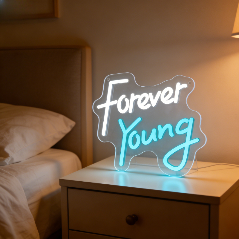 Forever Young Motivational Neo - Outdoor Lighting Quotes avis et prix