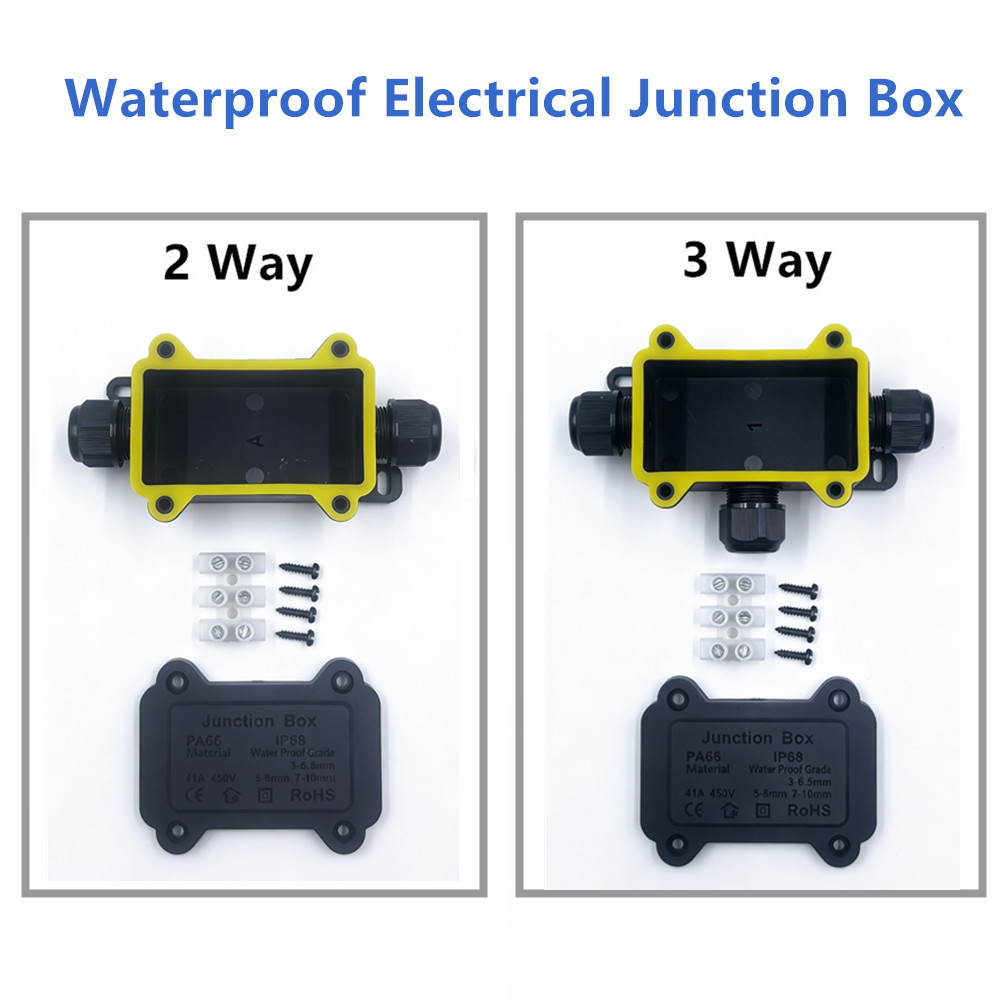IP68 Waterproof Junction Box 2 - Outdoor Lighting Wire avis et prix