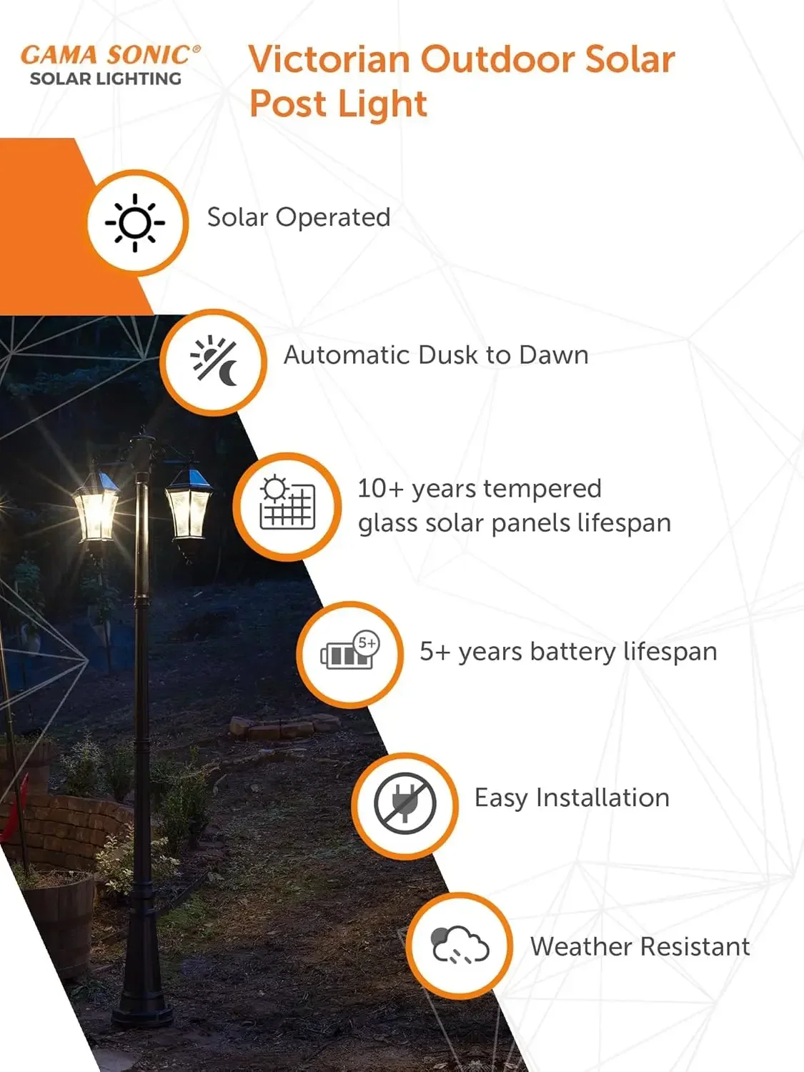 Victorian Outdoor Solar Post L - Outdoor Lighting Victorian avis et prix