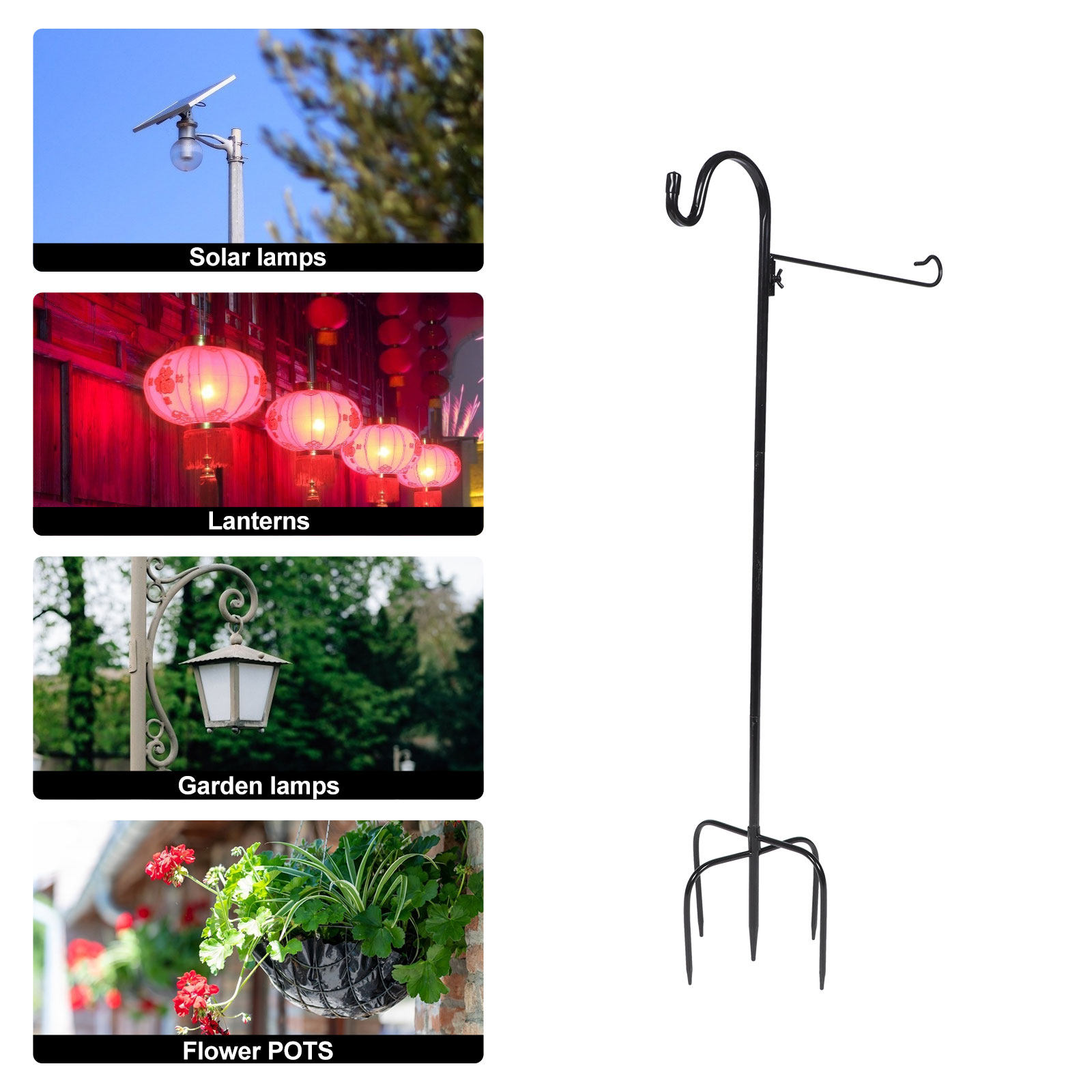 Multi Functional Shepherd Hook - Outdoor Lighting In Ground avis et prix