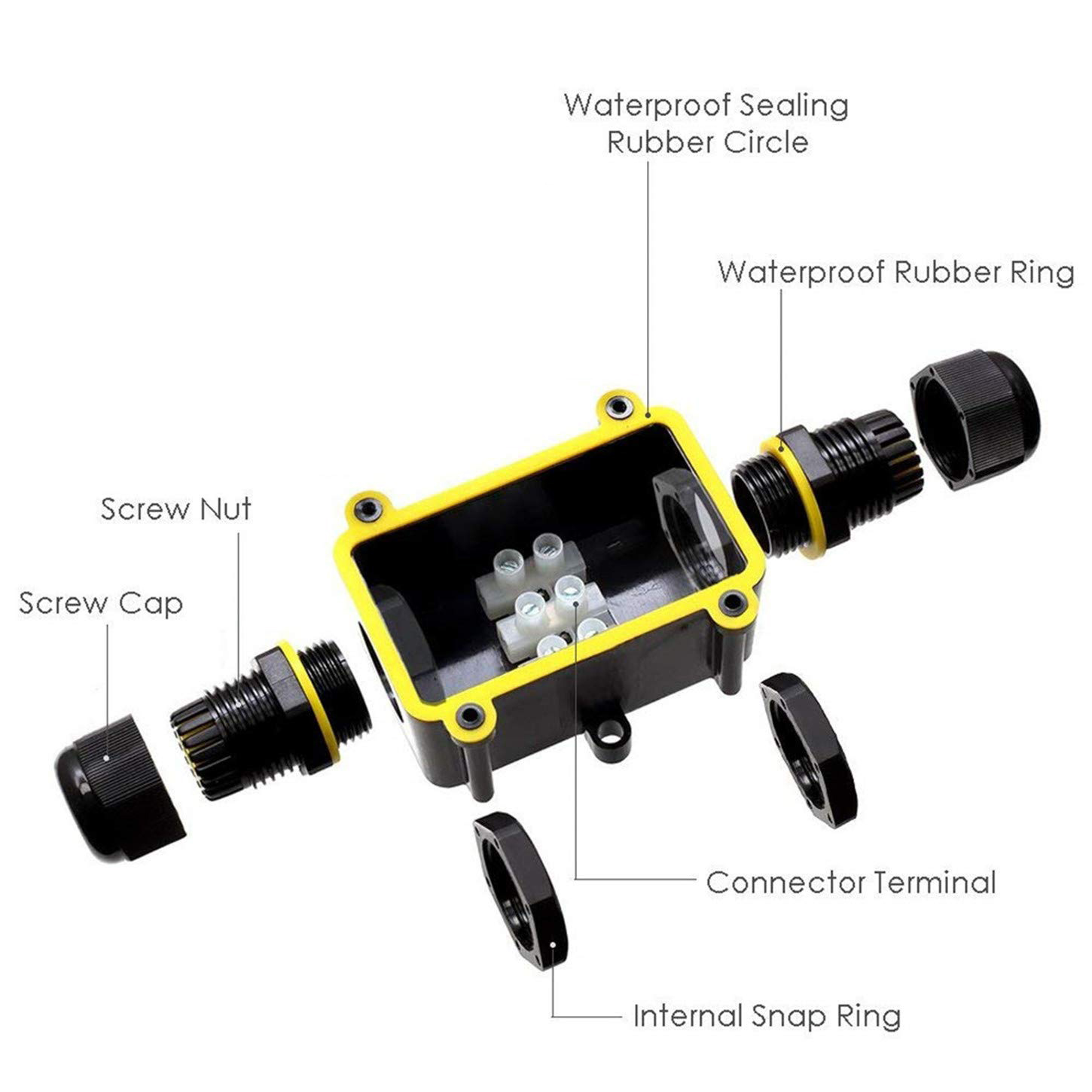2 Way Outdoor Waterproof IP66  - Outdoor Lighting Wire avis et prix