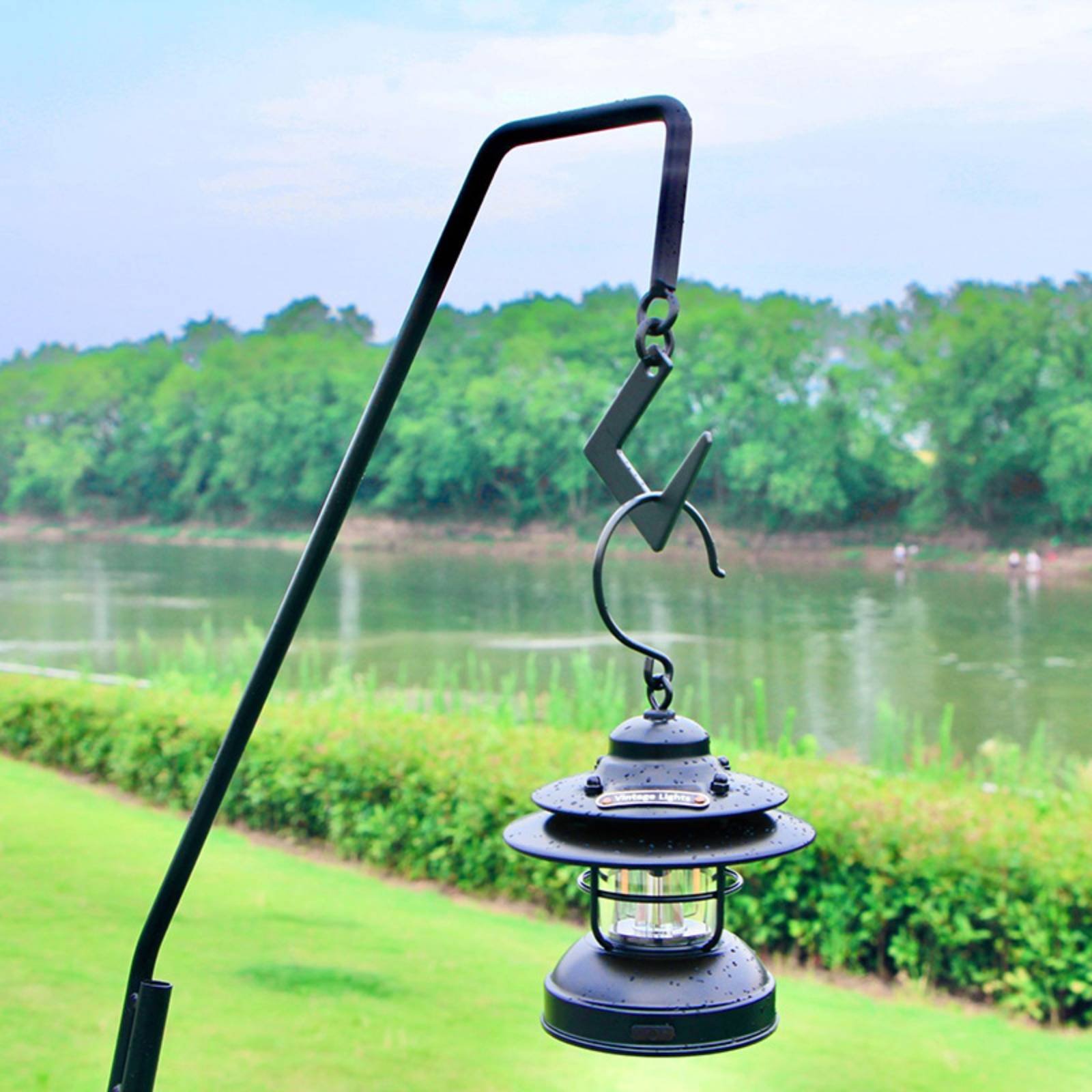 Camping Lantern Stand Easy to  - Outdoor Lighting Pole avis et prix