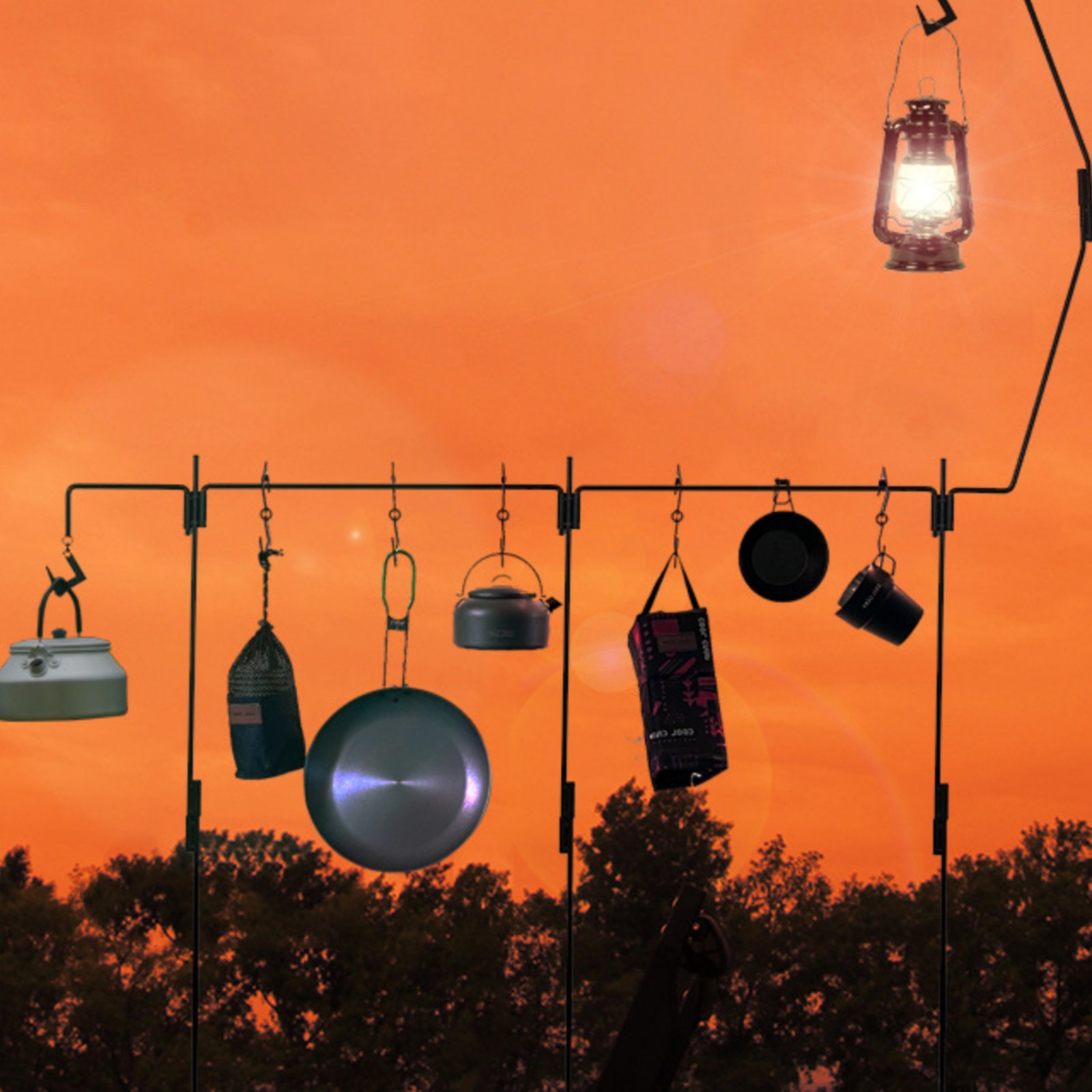 Camping Lantern Stand Easy to  - Outdoor Lighting Pole avis et prix