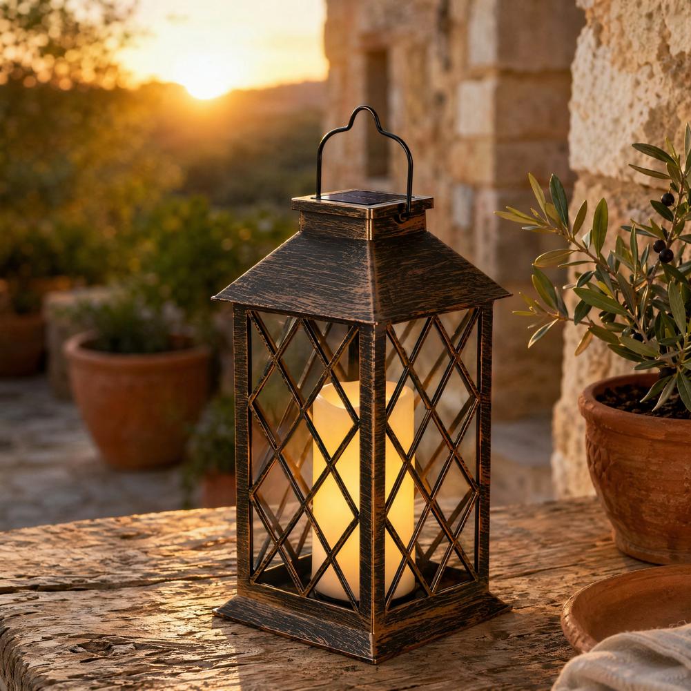 Retro Solar Lantern, Outdoor S - Outdoor Lighting And Decor avis et prix