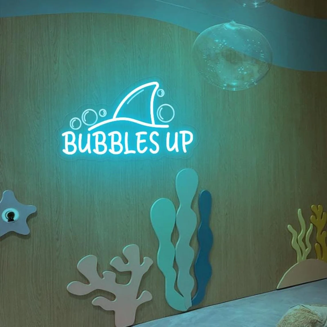 Bubbles Up Neon Sign, Tropical - Outdoor Lighting Quotes avis et prix
