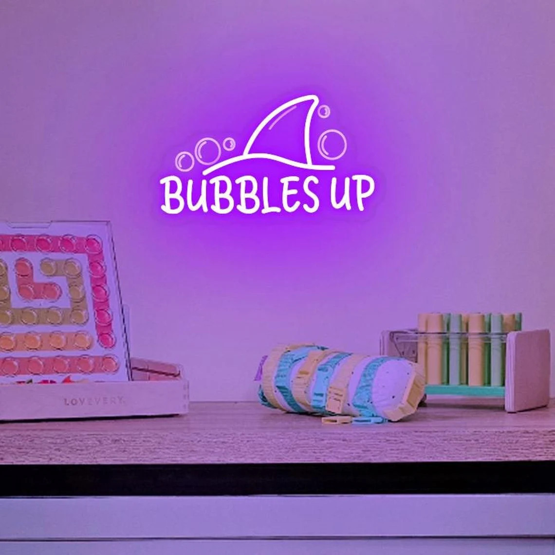 Bubbles Up Neon Sign, Tropical - Outdoor Lighting Quotes avis et prix