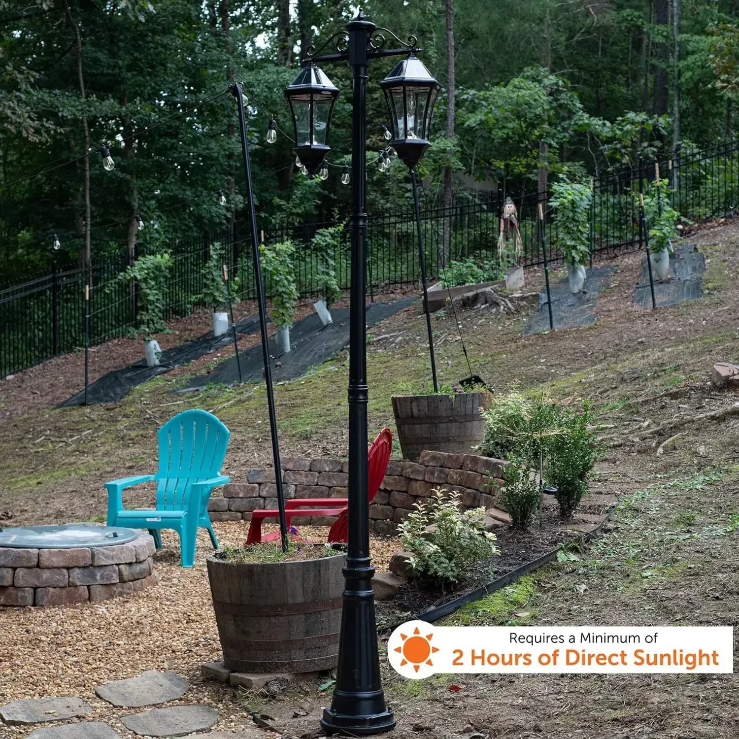 Victorian Outdoor Solar Post L - Outdoor Lighting Victorian avis et prix