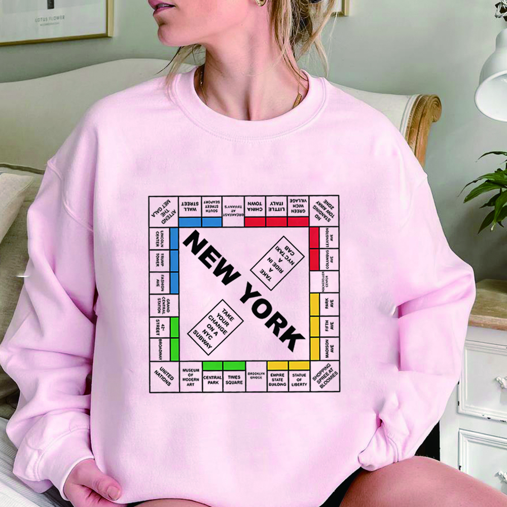 New York Monopoly Sweatshirt a - Outdoor Lighting New York avis et prix